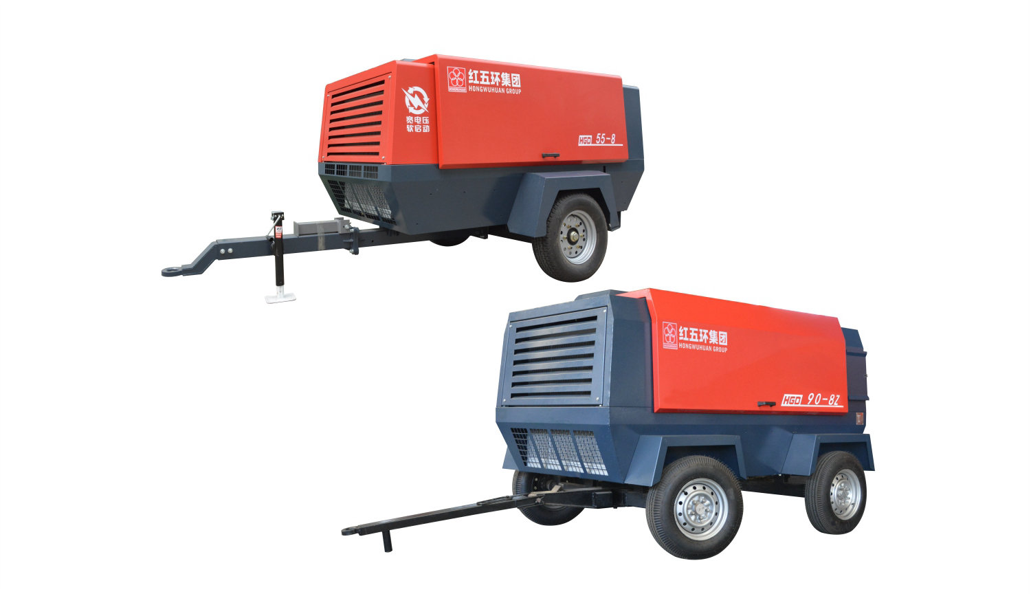 電驅-小型移動空壓機系列 HGD75、HGD90 電移