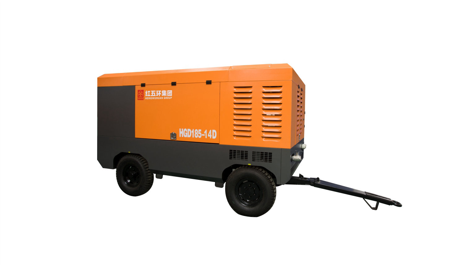 電驅-HGD兩級壓縮高壓系列移動空壓機 HGD200、HGD250 電移